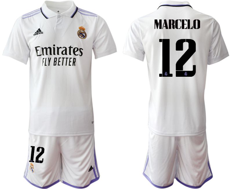Men 2022-2023 Club Real Madrid home white #12 Soccer Jersey